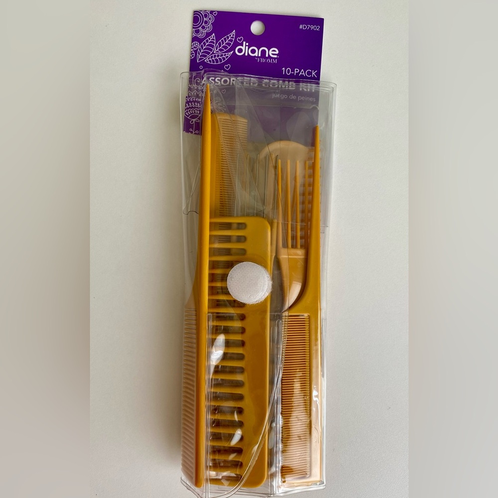 DIANE Assorted Comb Kit 10 piece Set